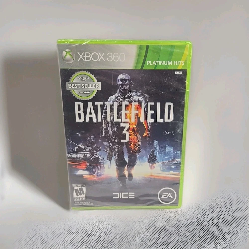 Battlefield 3 (Platinum Hits) Xbox 360 (Brand New Factory Sealed US Version) Xbo